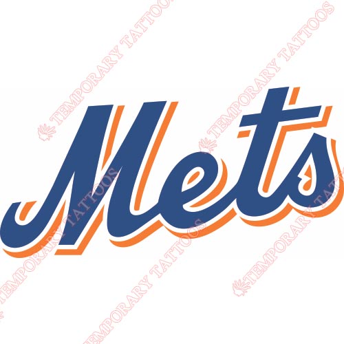 New York Mets Customize Temporary Tattoos Stickers NO.1762